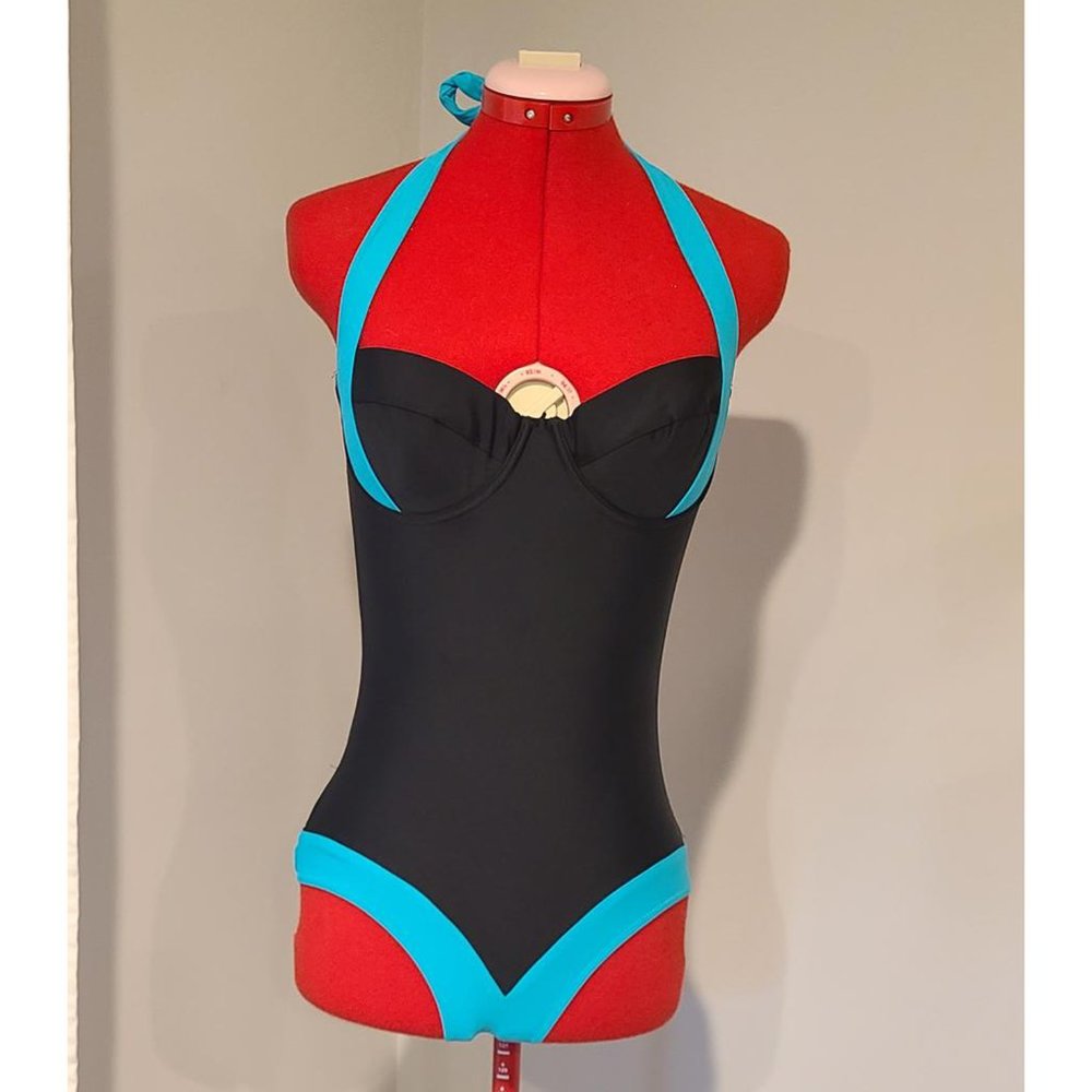 Kiss me Deadly Size Small Retro Bathing Suit